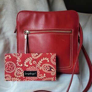 Vintage Liz Claiborne Crossbody & Longaberger Cardholder